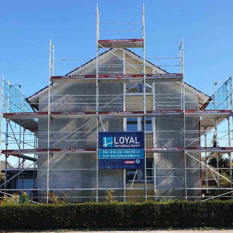 Gerüstbau-Projekt aus dem LOYAL Bildbestand